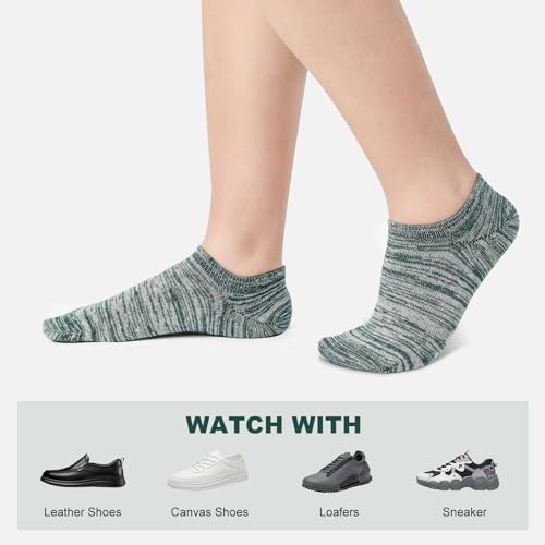Image of HHX YONLEE Ankle Socks Striped patterned Casual Socks 8 /10 Pairs Gift Box
