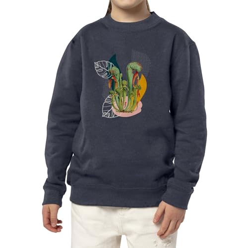Sweatshirt enfant Drosera fleur tropicale pull exotique jungle - 3
