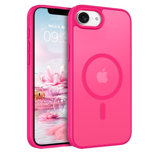 ROUMAYMAY Coque pour iPhone 7/8/SE, Magnétique Fort [Compatible avec MagSafe] Mat Lisse...