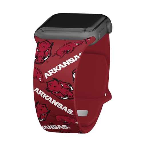 Affinity Bands Arkansas Razorbacks HD Watch Band Compatible with Apple Watch (38/40/41mm Long Random)