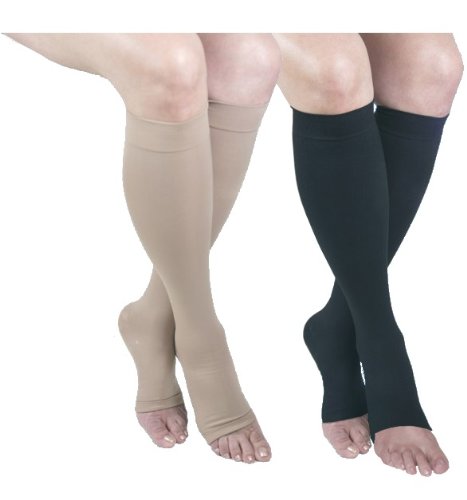 Image of ITA-MED I H-304(O)(2) M BBL Microfiber Knee Highs, Mixed Colors, Medium