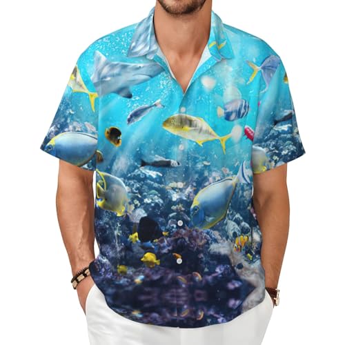 Chemise hawaïenne homme à manches courtes idéale pour vos soirées plage