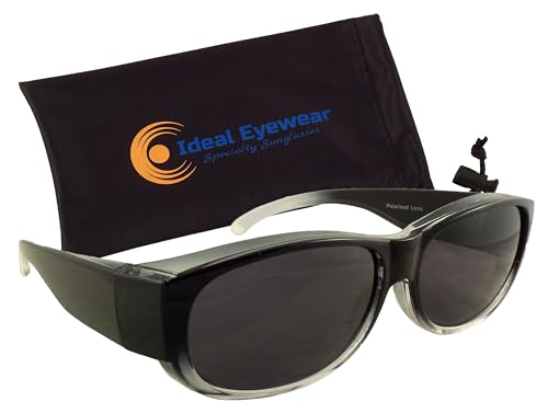 Womens Ombre Fit Over Sunglasses with Polarized Lenses - Wear Over Prescription Glasses - Case Included2