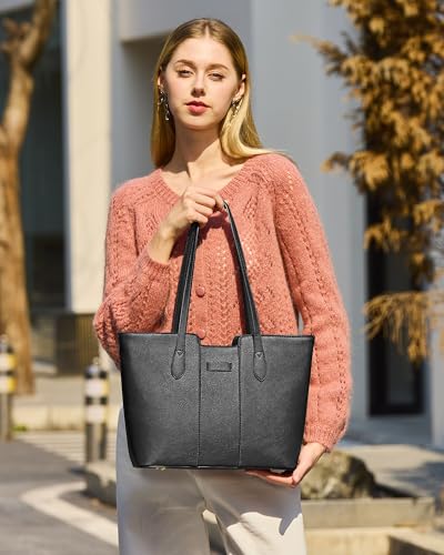 Image of ToLFE Tote Bags for Women Purses and Handbags Top Handle Satchel PU Leather Shoulder Hobo Bags | Top Handle
