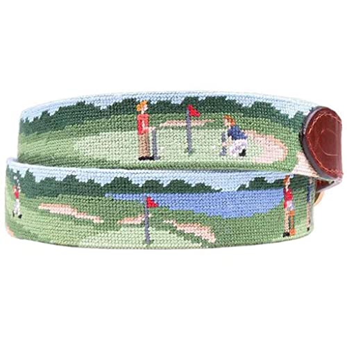 On The Links Needlepoint Belt by Smathers & Branson3