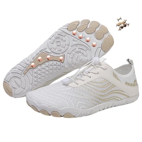 Grounding Shoes with Copper, Grounded Barefoot Footwear Shoes for Women Men, Grounding Footwear with Rubber Sole, Non-Slip, Lightweight & Breathable