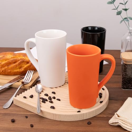 Taza grande de cerámica de 18 oz con asa miniatura 4