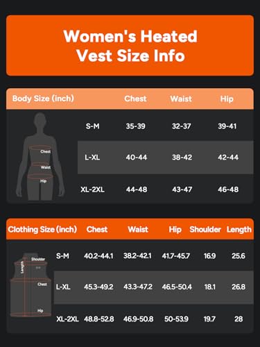 Image of Dr. Prepare Heated Vest for Men, Heated Vest Women, Mens Heated Jacket with Adjustable Sizes (Battery Pack Not Included)