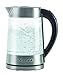 Nesco GWK-02 Electric Glass Water Kettle, 1.8 Quart, Gray