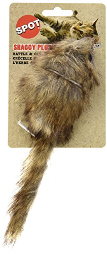 Ethical Shaggy Plush Giant Mouse Cat Toy With Catnip #TOP1