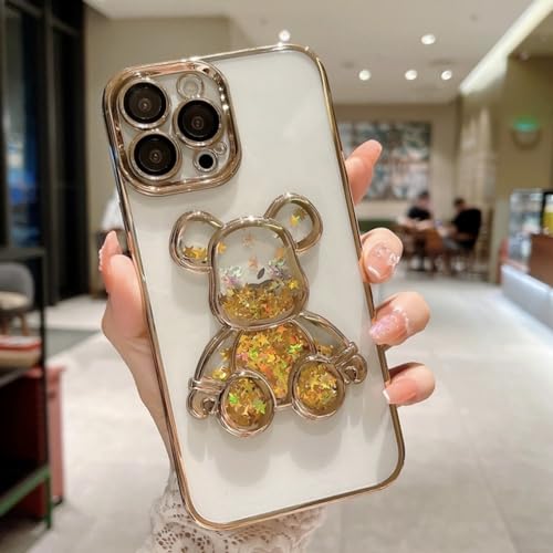 Coque iPhone 12 Pro Max paillettes sables mouvants film protection objectif or