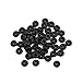 Aexit 50 Pcs Electrical equipment Black 6mmx2.4mm Oil Resistant Sealing Ring O-shape NBR Rubber Grommet