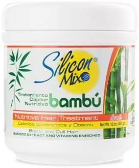 Silicon Mix Bamboo Nourishing Hair Treatment 16 ounces – Deep Conditioning Mask for Strong, Hydrated, and Revitalized Hair, Restores Shine, Softness, and Improves Elasticity