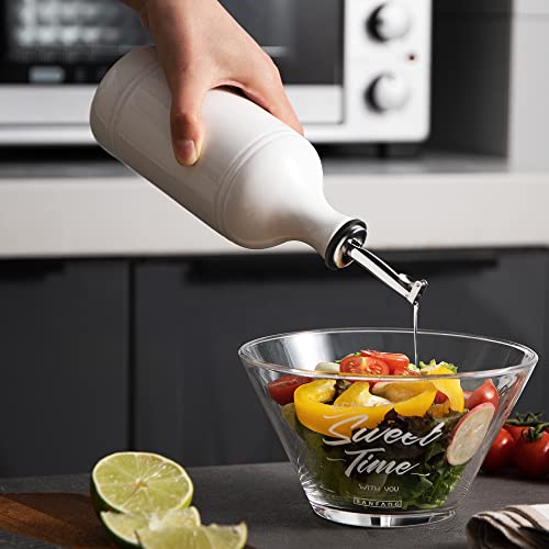 Sweejar Home Porcelain Olive Oil Dispenser Bottle, Opaque Oil Cruet Protects Oil To Reduce Oxidation - Image 4