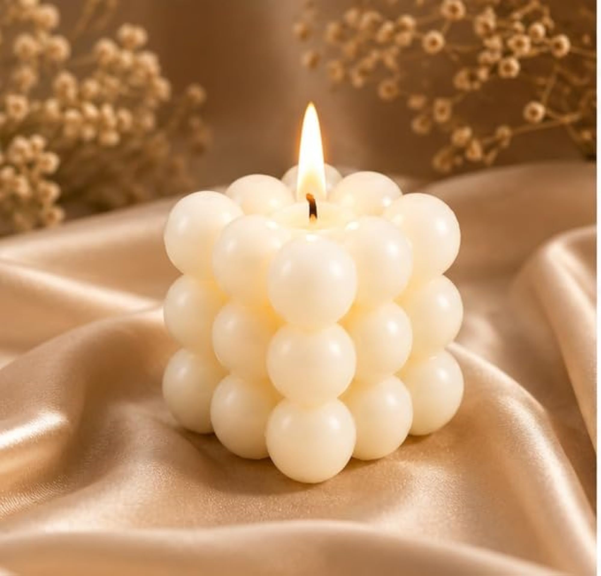 Aesthetic Bubble Cube Scented Candle