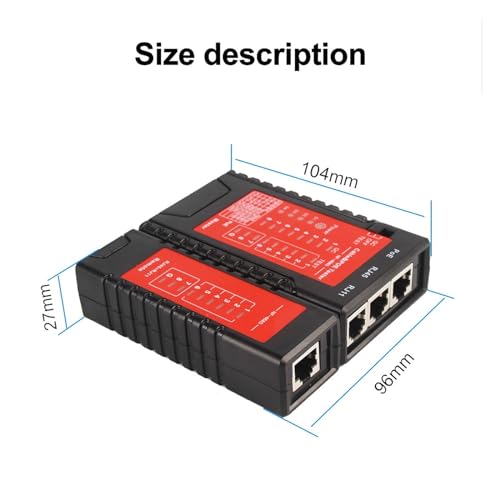 Rastreador de cable red flash NF-468S interruptor Ethernet BNC HDMI 4