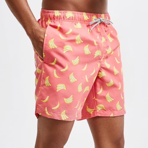 image for maamgic Mens Swim Trunks Quick Dry Swim Shorts with Mesh Lining Funny 