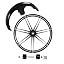 Wheel Rim w/ Dual Disc Hub Fender #8