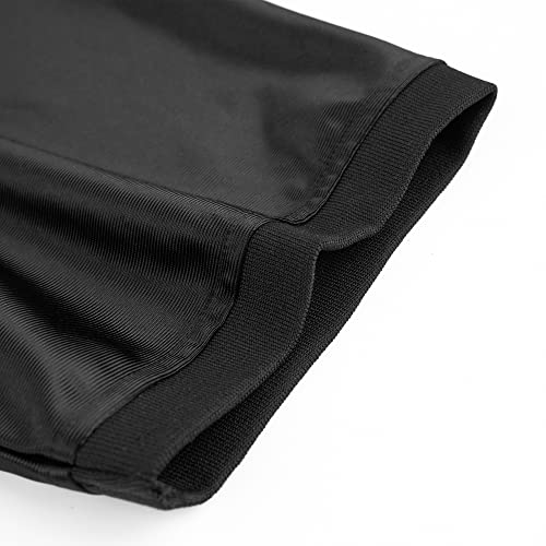 Ealer Blank Football Jersey Mesh Athletic Football Shirt Practice Sports Uniform Black thumb #5