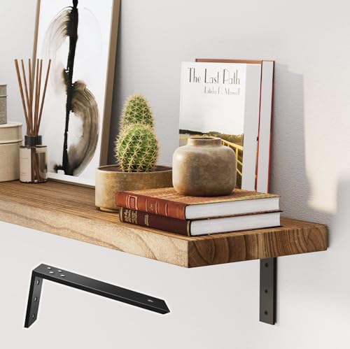 Countertop Support Brackets 2 Pack L Bracket Countertop Brackets 20" x 8" x 2.5" Heavy Duty 3/8" Thick Shelf Brackets Metal Corbels L Shape Bracket for Wood Shelf/Quartz/Granite/Concret Countertops by WINKER - Image 8