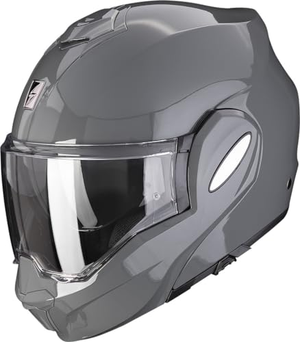 Scorpion Exo-Tech Evo Solid Casque, Gris, L (58/59)