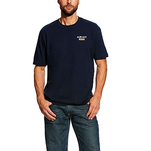 Image of ARIAT Men's Rebar Cotton Strong Logo Short Sleeve T-Shirt