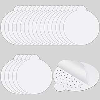 48 Pack Insect Trap Refillable Glue Boards Sticky Fruit Fly Trap Mosquito Fly Killer Pest Control Traps for Mosquitoes Fruit Flies Gnats Moths Fits Most Models Indoor Outdoor Lamp (Round)