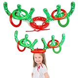 Darryy Corna Cervo Gonfiabile Set, Gonfiabile Lancio Anelli Gioco, Anelli...