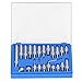 22-Piece Carbide Dial Indicator Replacement Probes Set with UNF 4-48 Threads, Hardened Points for Dial Indicators, Includes Blue Storage Box