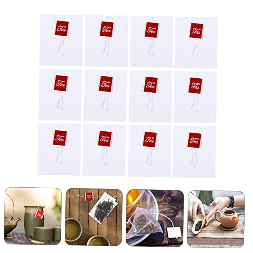 UPKOCH 200 Pçs Coadores De Chá De Vedação Para Tags Filtro De Saquinho Saco De Calor Infusores Solto