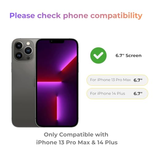 Image of DPJ Borderless Tempered Glass compatible with iPhone 13 Pro Max, iPhone 14 Plus Screen Protector, 9H Hardness, 2.5D Curved Edge, Oleophobic Coating [Borderless] [Pack of 1]