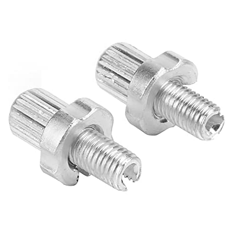 Akozon 2pcs M7 Brake Handle Lever Adjusting Screws Fastener Bolts, Brake Cable Adjuster Aluminium Alloy for Road Mountain Bikes Cover
