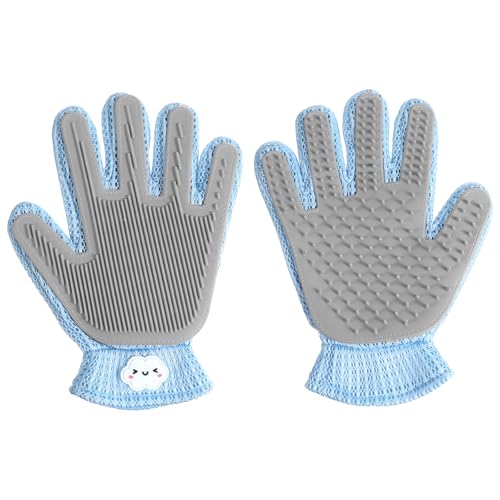 Gjinxi 2 in 1 Pet Grooming Glove for Cats & Dogs, Efficient Deshedding Brush Pet Long Short Fur...