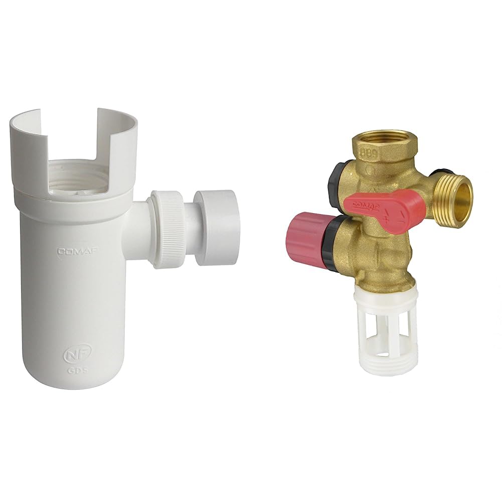 Groupe de sécurité Comap S600100 sans raccord pour chauffe-eau domestique