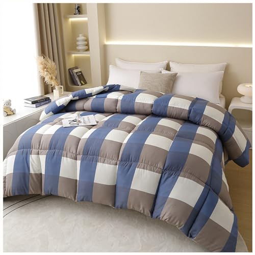 ZTGL J,200x240cm(4.0kg), Edredón de Plumas Microfibra, Núcleo de Edredón Acolchado Reversible, Súper Suave Cálido Manta, King Edredón, Colcha Transpirable Esponjoso Grueso