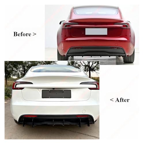 Lame de diffuseur arrière Tesla Model Y augmentant la stabilité du véhicule - 4