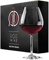 Rotweingläser Set aus hochwertigem Titan Kristallglas, 650 ml, 3-teiliges Kristallgläser & Weingläser Set mit luxuriöser...