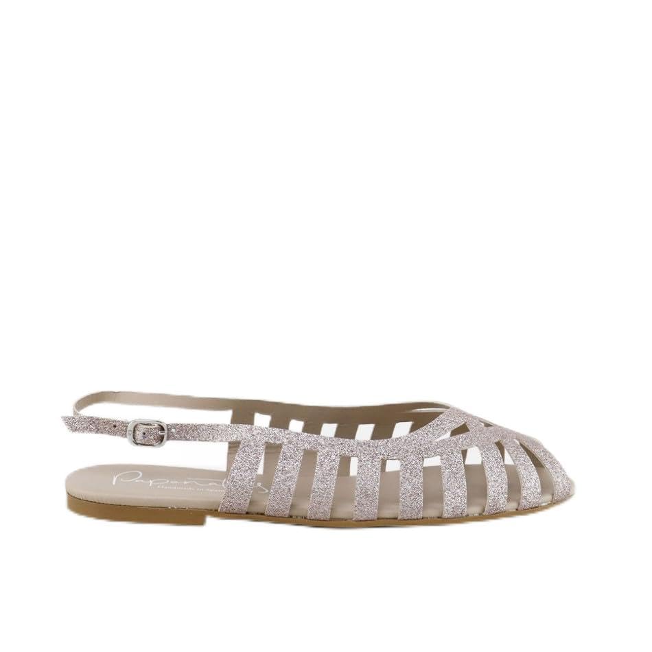 Eli1957 Bailarinas Multi-Strap Star Carne Papanatas
