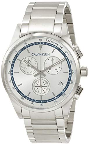 Montre Calvin Klein pour homme et femme élégante en acier inoxydable
