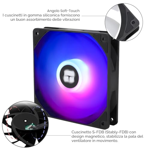 TL-C12C-S Ventola per CPU da 120 mm ARGB - Sistema di raffreddamento - Immagine 3