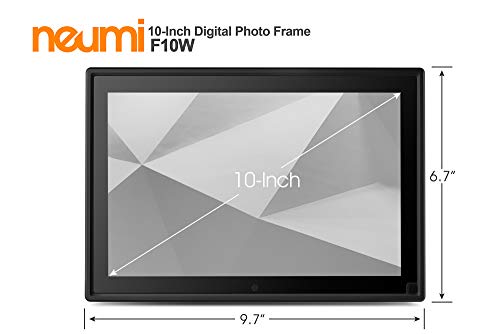 Neumi 10-Inch Wide Screen Digital Photo Frame With Motion Sensor, Ips Lcd Panel, 16:9 (Black) #TOP6