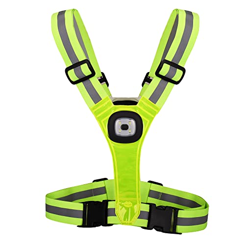Greerride Light Up Running Vest - Running Light Vest And Reflective Running Vest For Runners, Night Walking Running Reflective Gear For Men Women #TOP2