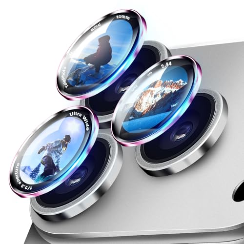 NECARSIN for iPhone 17 Pro Max/17 Pro/16/15/14 Pro Max/16/15/14 Pro Camera Lens Protector