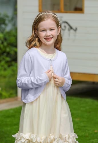 Yekaty Kids Girls Cardigan Long Sleeve Button Toddler Cardigan Knit Sweater4