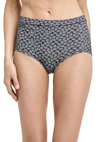 Jockey Calzoncillos elásticos de algodón para mujer, Modern Fanning Leaf, 6