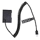 FOTGA USB-C Typ-C auf Decodierte EN-EL14 Dummy Akku Netzteil Federkabel für Nikon D3100 D3200 D3300 D3400 D3500 D5100 D5200 D5300 D5500 D5600 DF P7100 P7700 D7800 Kamera
