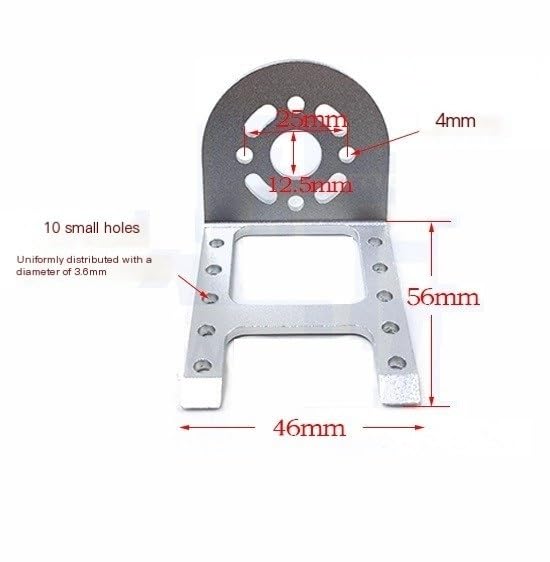 Aluminum Motor Mount for RC Boat(2 pc)