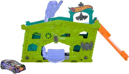 Hot Wheels Ghost Garage Playset by Hot Wheels - Used condition - CA$9.91
