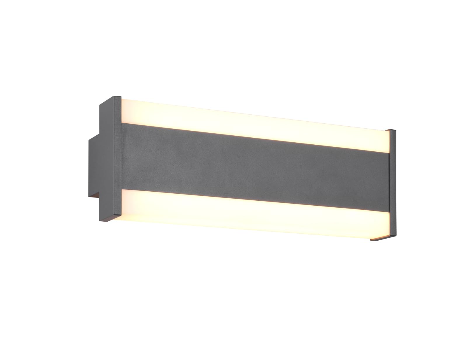 Trio Leuchten Anthracite Trio 246360142 Dawson Wall Light, Ip54, Cct, 300Mm