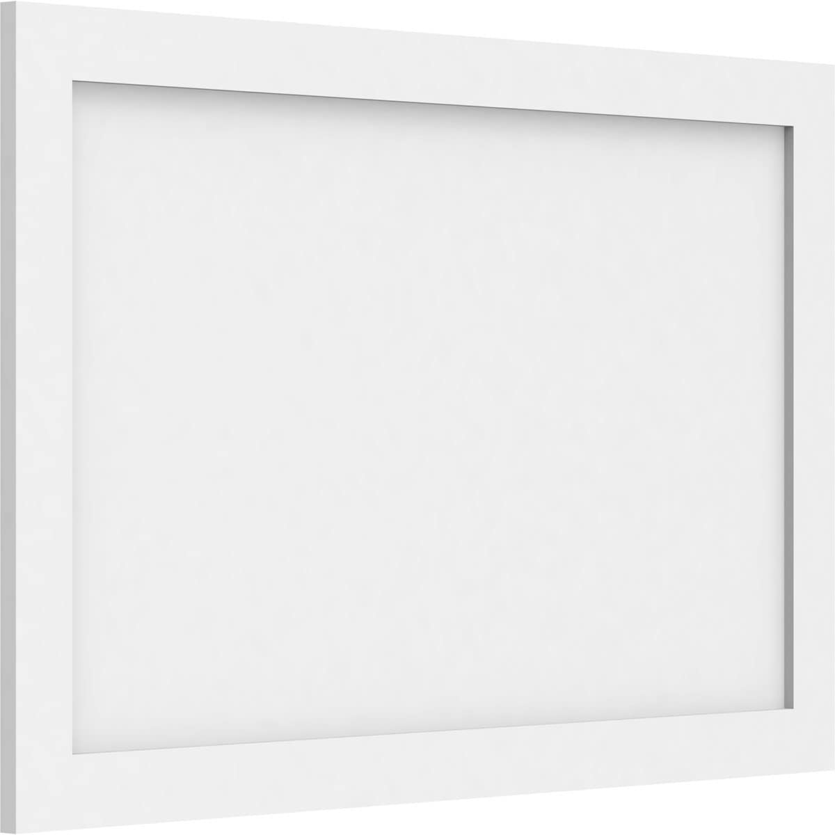 Ekena Millwork 26"W x 18"H x 5/8"P Cornell Flat Panel Decorative Wall Panel